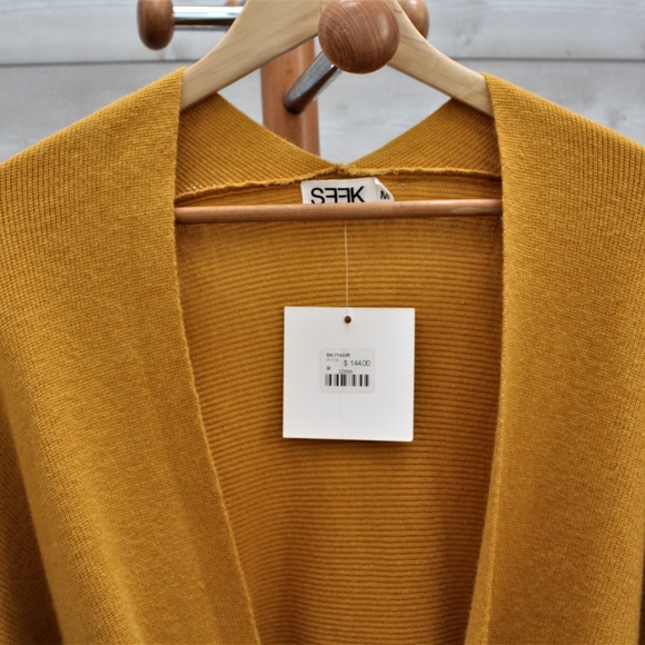 SEEK THE LABEL Long cardigan sweater- Medium - Picture 4 of 8